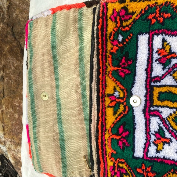 Original one of a kind Authentic SOUKIE MODERN morrocan colorful clutch bag - Picture 7 of 8